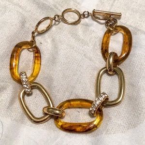 Tortoise & Gold Bracelet EXTRA LONG